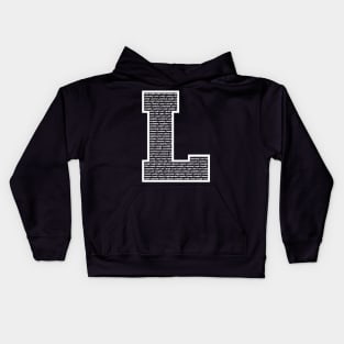 L White Kids Hoodie